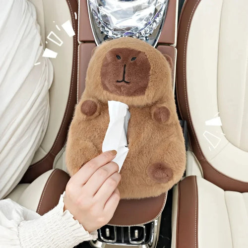 Plush Capybara Tissue Holder