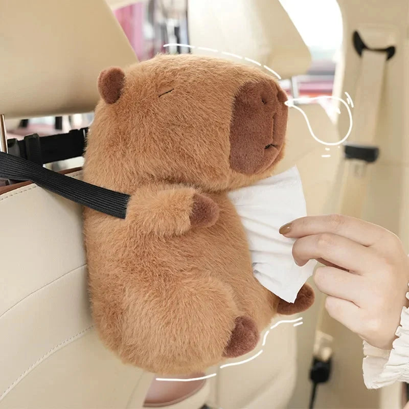Plush Capybara Tissue Holder